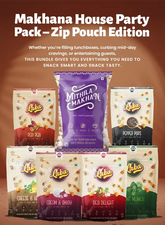Makhana House Party Pack – Zip Pouch Edition